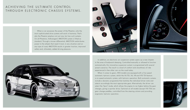 Volkswagen’s 2005 Phaeton brochure